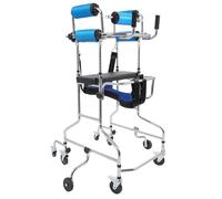 Walker - Andador para personas mayores con 10 niveles de altura ajustable, 5 niveles de ancho, andador para personas con discapacidad, 8 ruedas con frenos, para personas de 150 - 180 cm