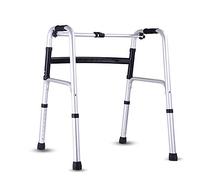 Walker - Andador plegable estándar plegable, ayuda a la movilidad, ligero, ajustable, para ancianos o lesionados, altura ajustable de 74 a 91 m fiable