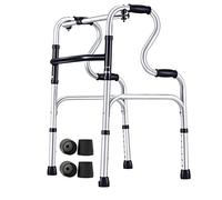 Walker - Andador plegable para personas mayores y adultos, ligero, ayuda de movilidad con asas para discapacitados, altura ajustable, caminantes asistidos de forma segura, una estrella de luz
