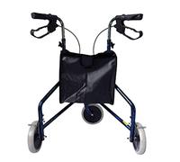 Walker - Carro de la compra de cuatro ruedas para ancianos, plegable, portátil, pequeño, regalo (negro, 57 x 67 cm) (negro, 57 x 67 cm), fiable