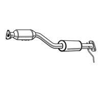 WALKER Catalizador Apto para Mazda RX-8 Se Fe 1.3 (D4) Con Piezas de Sujeción