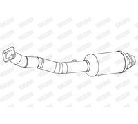 WALKER Catalizador Compatible Para Nissan Micra IV K13 1.2