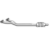 WALKER Catalizador Compatible Para BMW 5er E39 523i 520i Euro 2 Con Componentes