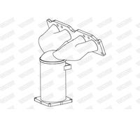 WALKER Catalizador para Suzuki Swift III Mz Ez 1.3 1.5 SX4 Gy 1.6 Vvt Oye