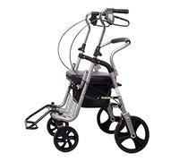 Walker, Drive Medical Wheel Walking Aid, Super Ligero Aluminio Walker, Mobility Portable Andador Andador con 4 Ruedas Andador para Personas Mayores,Silver It's so kind of you