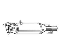 WALKER Filtro de Partículas Ruso Sistema de Escape para Fiat Ducato Bus 250 150