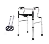 Walker for Seniors Rollator Rollator Walker Standard Walkers for Seaiors Folding Walking Mobility Aid Height Adjustable Lightweight Walking Frames VBTJWRFE