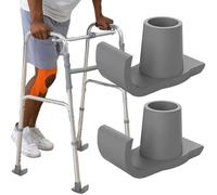 Walker Glides for Pleging Walker - 2 piezas de esquís antideslizantes para caminantes para personas mayores, glies de pies de servicio pesado | Glide de pie, Capas de deslizamiento de reemplazo Acceso