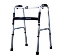 Walker - Marco de movilidad plegable ligero para ancianos, andador con ruedas para personas mayores, ajustable, ayuda para discapacitados, andadores verticales mayores con asiento, una estrella de luz