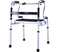 Walker - Marco para caminar con 8 archivos, ajuste plegable, luz de aleación de aluminio, para ancianos (color: #-003) estrella de luz
