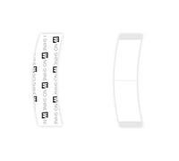 Walker No Shine Tape Adhesive 3/4" X 3" C Contour 36pcs/bag by Walker Tape Co.