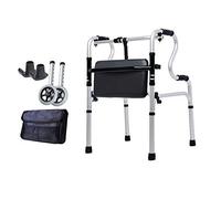 Walker, Rollators Andador vertical Andadores para personas mayores Andador para personas mayores Andador para adultos Andador de aleación de aluminio Bastón de cuatro patas Ayuda para caminar Miembro