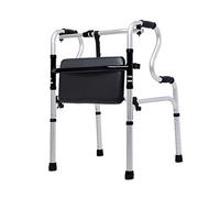 Walker, Rollators Andador vertical Andadores para personas mayores Andador para personas mayores Andador para adultos Andador de aleación de aluminio Bastón de cuatro patas Ayuda para caminar Miembro