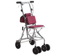 Walker, Rollators Walker, Old Man Grocery Shopping Cart Fácil de Plegar y fácil de Transportar Andador de rehabilitación Multifuncional para Pacientes, Padres Little Surprise