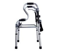 Walker, Save Space Walker con asiento - Andadores de viaje para adultos para personas mayores - Marco ligero para caminar para personas mayores Ayuda de transporte de movilidad - Bastón para caminar