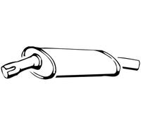 WALKER Silenciador del medio para PEUGEOT: J5 & CITROËN: C25 & FIAT: Ducato (Ref: 14225)