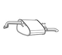 WALKER Silenciador para Chevrolet Aveo / Kalos Hatchback Aveo Daewoo