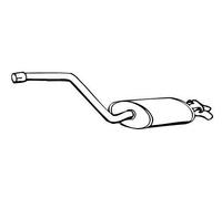 WALKER Silenciador trasero para MERCEDES-BENZ: 201 Series (Ref: 15304)