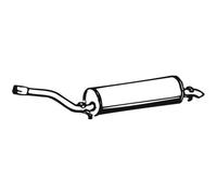 WALKER Silenciador Trasero Para Mercedes-Benz Saloon 200 D