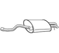 WALKER Silenciador trasero para VOLKSWAGEN: New Beetle, Golf & SEAT: Leon & AUDI: A3 (Ref: 22744)