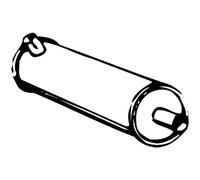 WALKER Silenciador Trasero Para Volvo 140 1.8 S 2.0 06625