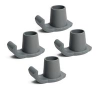 Walker Skis Glides - Paquete de 4 deslizadores plegables para personas mayores, accesorios esenciales para andadores, accesorios de ayuda de movilidad para personas mayores