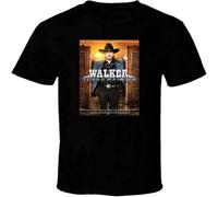 Walker Texas Ranger TV Show Logo tee T Shirt Men's Black XXL