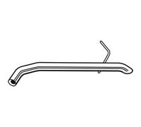 WALKER Tubo de Escape de para Ford Transit Connect P65_ P70_ P80_ 1.8 Di