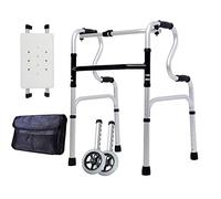 Walker Walker Andadores para personas mayores Altura ajustable Plegable Walking Mobility Aid Accesorios extraíbles Andadores (Accesorios incluidos) (Accesorios incluidos)