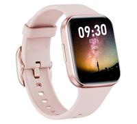 WalkerFit A1 Reloj Inteligente, Registrador de Fitness con Monitor de Frecuencia Cardíaca, 1.7" Reloj Inteligente Hombre Mujer, Rosa