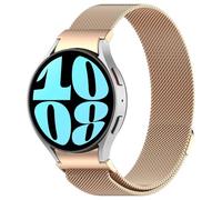 WalkerFit Correa milanesa para Samsung Galaxy Watch 7/6/5/4/FE 40/44mm, 6Classic 47/43mm, para Galaxy Watch 5 Pro Band 45mm, 4Classic 42/46mm, correas de metal transpirable para reloj inteligente para