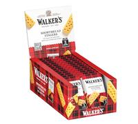 Walkers dedos de mantequilla de mantequilla de mantequilla tradicionales en forma de dedo por receta escocesa, 40 g, 24 piezas