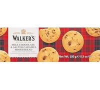Walker's Frollini redondo de chocolate con leche y caramelo salado, 150 g