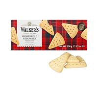 Walkers | Galletas Triangulares Escocesas | Galletas De Masa Quebrada Mantequilla Sal - 1 Caja | Galletas tradicionales inglesas de mantequilla pura