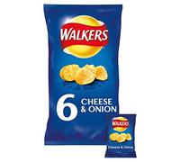 Walkers Patatas A La Inglesa - Queso Y Cebolla (12X25g) (Paquete de 2)