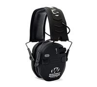 Walker's Razor - Orejeras electrónicas cuádruples con Bluetooth | 4 micrófonos captura de sonido de 360 grados, 23 dB NRR, protección auditiva, orejeras de disparo con 2 pilas AAA, color negro