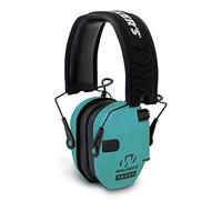 Walker's Razor Slim GWP-RSEM-LTL - Protector auditivo (2 Pilas AAA), Color Verde Azulado