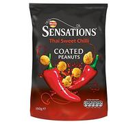 Walkers Sensaciones Cacahuetes Recubiertos De Chile Dulce Tailandés (165g) (Paquete de 6)