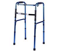Walkers Walker Ancianos Plegable, Ayuda de Movilidad Ajustable, Andador Ligero para Adultos con Obesidad (Azul) (Azul) Lleno de Estrellas