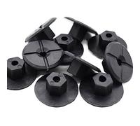 WALKFB Tuerca de sujeción de plástico de 4mm, 10 Uds., Compatible con Mercedes Benz Fender, Guardabarros, Guardabarros, Rueda, Arco, Panel de Parachoques, Clip de retención, Remache