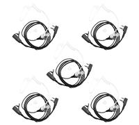 Walkie Talkie - Auricular con micrófono, para Midland Walkie Talkie, auricular de tubo acústico de 2 pines y PPT para GXT1000VP4 LXT500VP3 GXT1050VP4 GXT1000XB (paquete de 5)