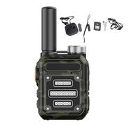 Walkie Talkie De Alcance Ilimitado, Walkie-Talkies Resistentes A Los Golpes, Impermeables Walkie-Talkies Recargables Walkie-Talkies De Largo Alcance Sin Cuotas Llamadas Mini Walkie Talkie(Camouflage,1