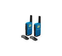 Walkie talkie Motorola - 2 Piezas - Azul - Alcance 8 km - Manos libres - Potencia 500 mW