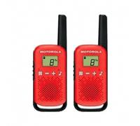 Motorola TALKABOUT T42 two-way radios 16 canales Negro, Rojo