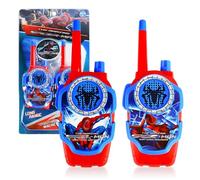 Walkie Talkie Niños 2 Piezas 3D Walky Talky Araña Juguetes para 3 4 5 6 7 8 Años Niños Niñas Araña Walkie-Talkie Regalos para Aventuras al Aire Libre,Senderismo,Camping