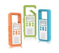 Walkie Talkie Niños 3Pcs, Recargable con Batería Li-Ion Walkie Talkies Largo Alcance, Diseño de la Hebilla de Escalada 8 Canales VOX Alerta SOS Linterna Incorporado, para Exteriores Camping Senderismo