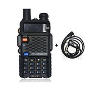 Walkie-talkie original BF-F8+, radio portátil bidireccional de 5 W, banda dual, 128 canales, 1800 mAh,