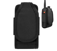 Walkie Talkie Pouch, impermeable Radio Holder, Portable and Lightweight, 5,5,12,5 cm, Walkie Talkies Case Carrier, Nylon Carry Bag, Portátil, Outdoor, Rescue, Negro , Se référer au descriptif,