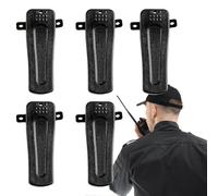 Walkie Talkie Radio Clip, Belt Back Clip with Stable Structure, ABS Portable Hands-Free Attachment For Security Logistics Construction, Easy Install Durable Fixing Tool, 6.7x3.8cm
