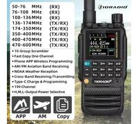 Walkie Talkie TIDRADIO H3, aplicación de teléfono, programación inalámbrica, banda aérea PTT Dual, Radio de largo alcance, Cable USB tipo C, programación y carga TD-H3-Green